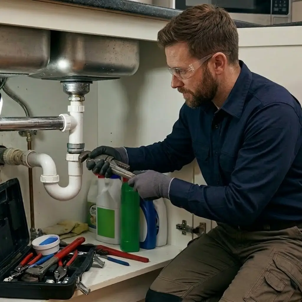 professional plumber providing plumbing services in Derby UK