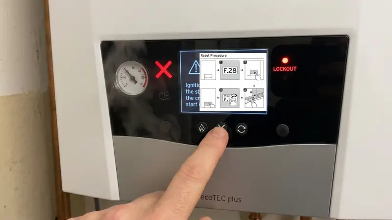 Vaillant ecoTEC plus reset button