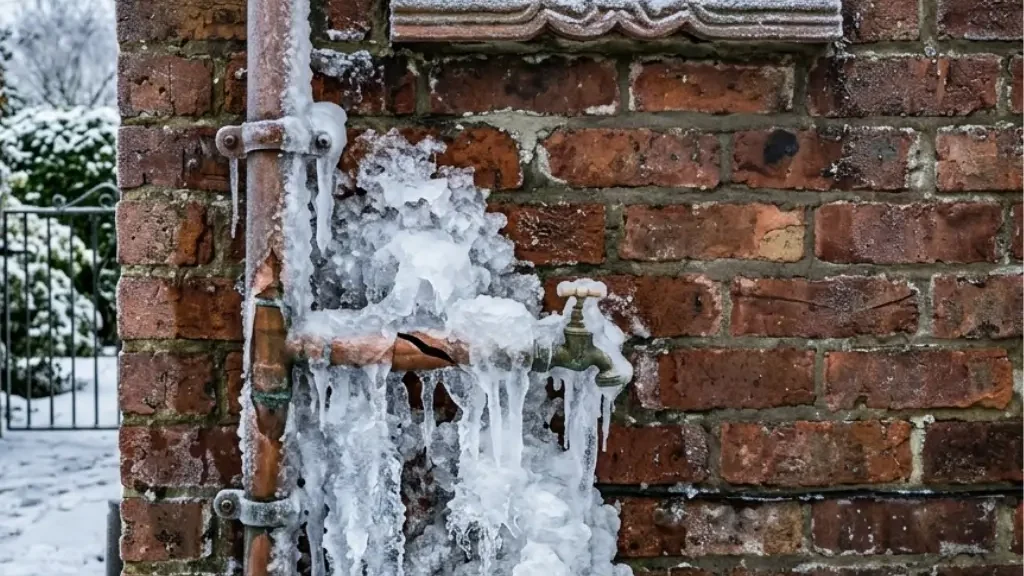 frozen condensate pipe Vaillant boiler F28 error UK winter